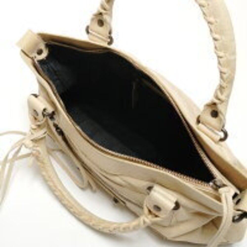Balenciaga The First City Shoulder Bag Beige - Picture 9 of 13